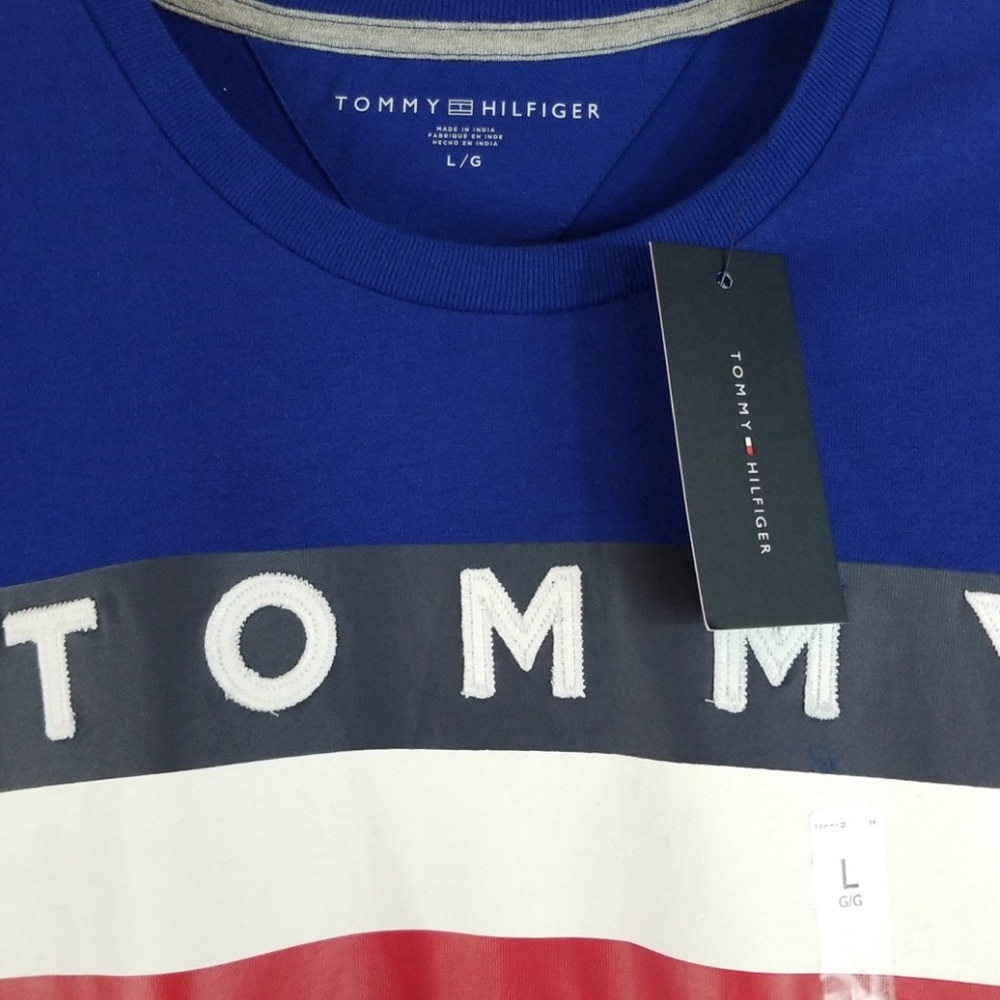 Tommy Hilfiger Stitched Letter Tee - Picture 2 of 7